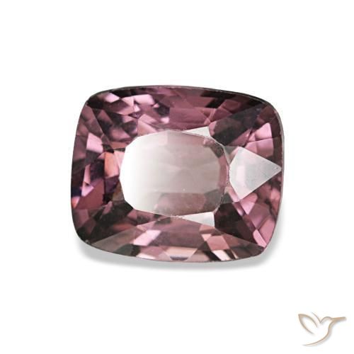 Espinélio roxo natural 1,13ct, almofada cortada, VVS-VS
