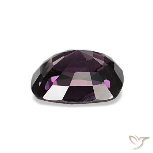 Espinélio roxo natural 1,48ct, almofada cortada, VVS-VS