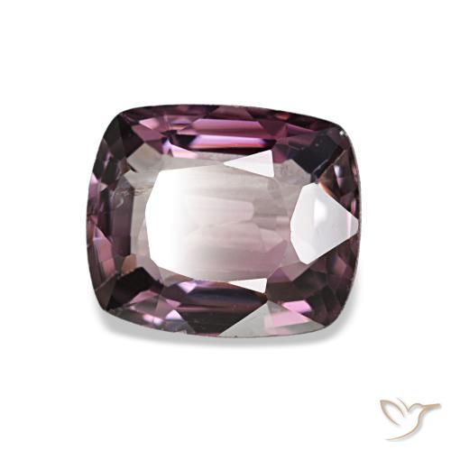 Espinélio roxo natural 1,54ct, almofada cortada, VVS-VS