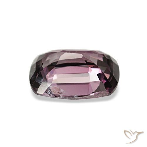 Espinélio roxo natural 1,54ct, almofada cortada, VVS-VS