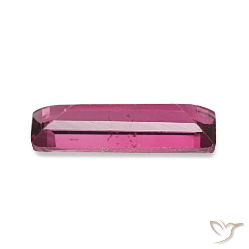 Espinélio roxo natural 0,60ct, baguete, VVS-VS