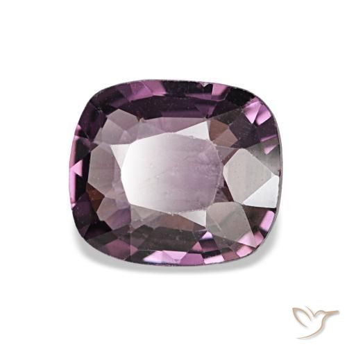 Espinélio roxo natural 1,02ct, almofada cortada, VVS-VS