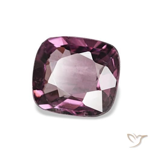 Espinélio roxo natural 0,95ct, almofada cortada, VVS-VS