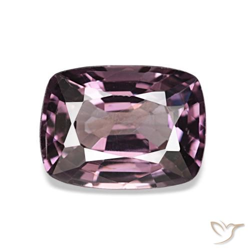 Espinélio roxo natural 1,34ct, almofada cortada, VVS-VS