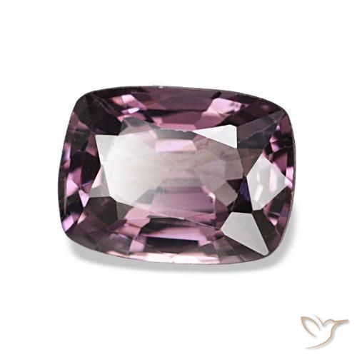 Espinélio roxo natural 1,34ct, almofada cortada, VVS-VS
