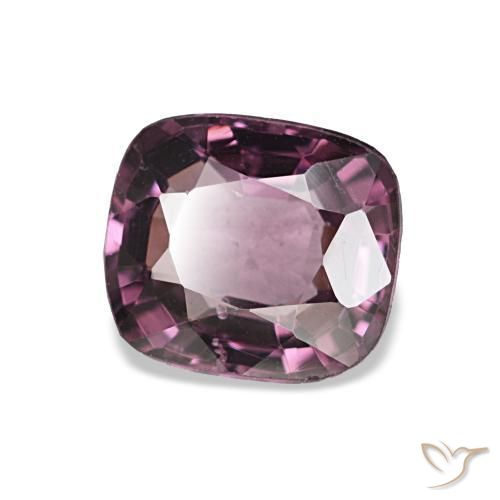 Espinélio roxo natural 1,06ct, almofada cortada, VVS-VS