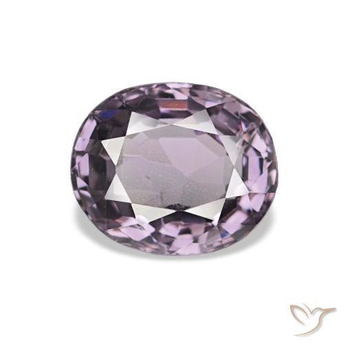 Espinélio roxo natural 0,74ct, corte oval, VS