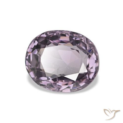 Espinélio roxo natural 0,74ct, corte oval, VS