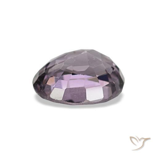 Espinélio roxo natural 0,74ct, corte oval, VS