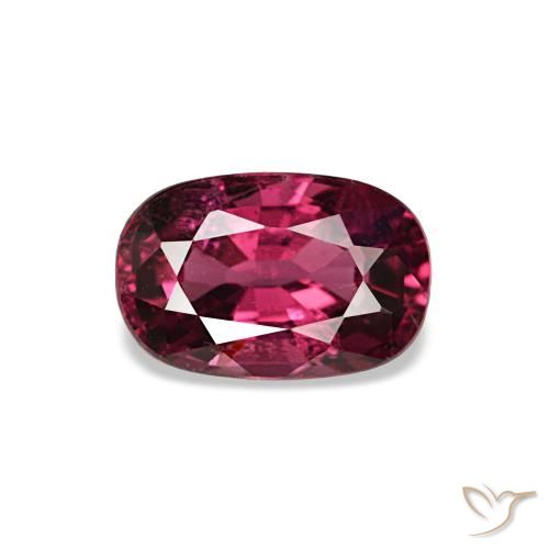 Espinélio vermelho natural 0,62ct, almofada cortada, VS-SI