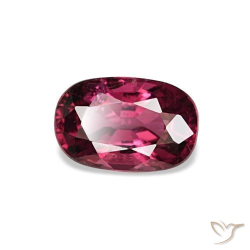 Espinélio vermelho natural 0,62ct, almofada cortada, VS-SI