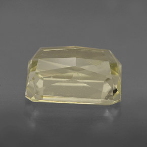 Spodumene Luz amarela Natural 6.86ct, Corte Esmeralda, VS-SI