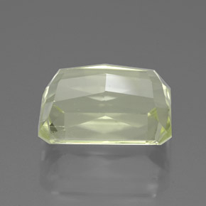 Spodumene Luz amarela Natural 7.11ct, Corte Esmeralda, VVS-VS