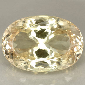 Spodumene Champanhe rosa claro Natural 81.35ct, Corte Oval, VS
