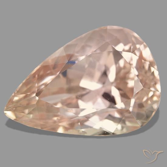 42.64ct rosa espodumênio, formato de pêra, VS