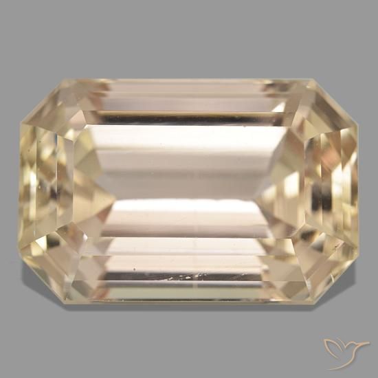 47.04ct laranja espodumênio, corte esmeralda, VS