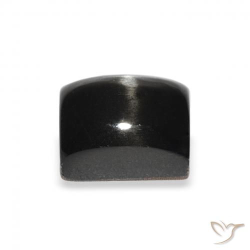 Diopsídio Estelar Preto Natural 3.12ct, baguete, Opaco