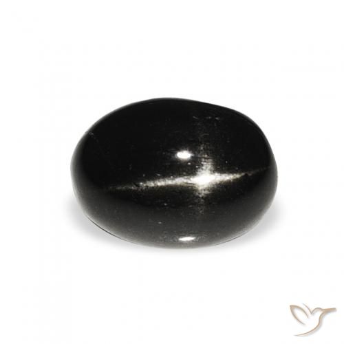 Diopsídio Estelar Preto Natural 1.59ct, oval, Opaco