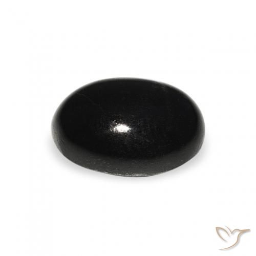 Diopsídio Estelar Preto Natural 1.59ct, oval, Opaco