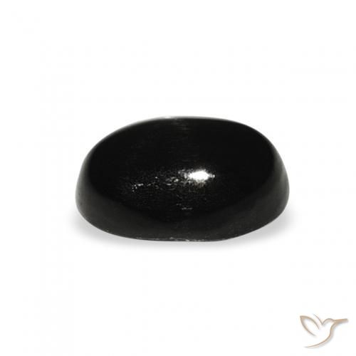Diopsídio Estelar Preto Natural 1.62ct, oval, Opaco