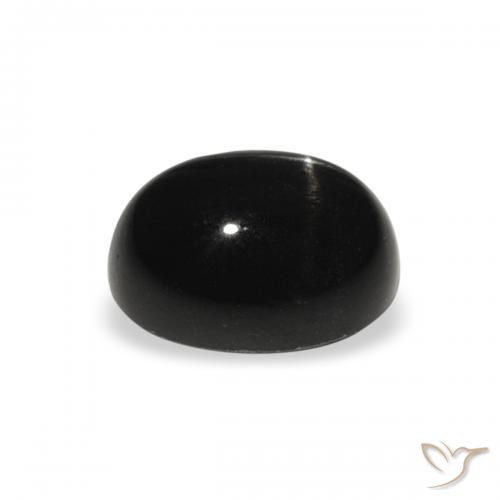 Diopsídio Estelar Preto Natural 2.11ct, oval, Opaco