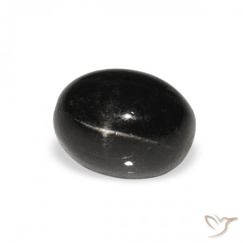 Diopsídio Estelar Preto Natural 2.41ct, oval, Opaco