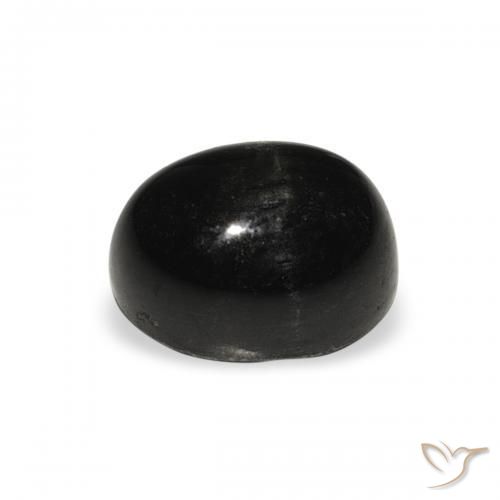 Diopsídio Estelar Preto Natural 2.45ct, oval, Opaco