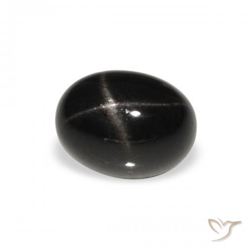 Diopsídio Estelar Preto Natural 2.08ct, oval, Opaco