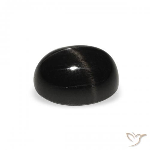 Diopsídio Estelar Preto Natural 2.08ct, oval, Opaco