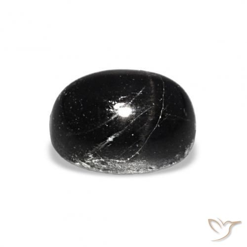 Diopsídio Estelar Preto Natural 2.26ct, oval, Opaco