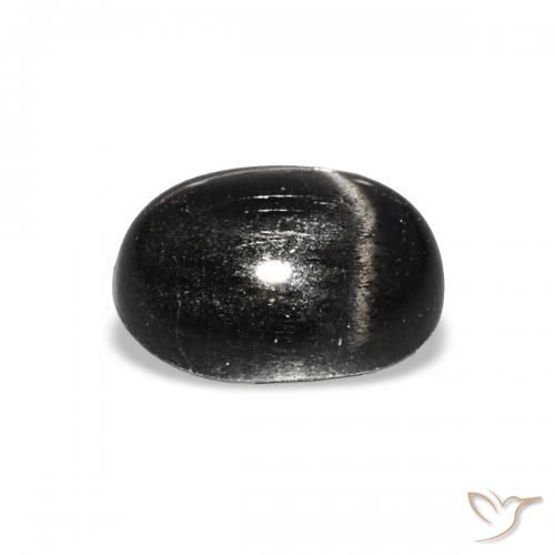 Diopsídio Estelar Preto Natural 1.81ct, oval, Opaco