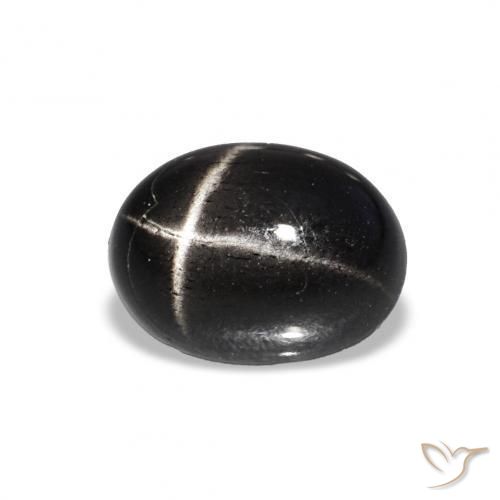 Diopsídio Estelar Preto Natural 1.73ct, oval, Transparente