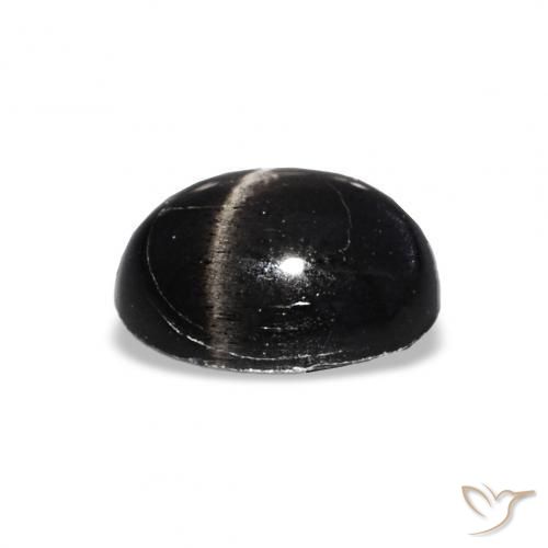 Diopsídio Estelar Preto Natural 1.73ct, oval, Transparente