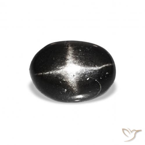 1.48ct Preto Diopsídio Estelar, oval, Transparente
