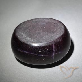 Granada Estrela Roxo escuro Natural 66.95ct, oval, Opaco