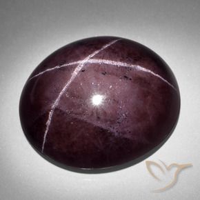 Granada Estrela vermelho mogno Natural 93.06ct, oval, Opaco