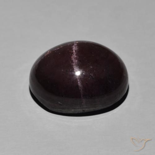 Granada Estrela vermelho mogno Natural 14.23ct, oval, Opaco