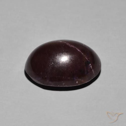 Granada Estrela Vermelho escuro Natural 8.83ct, oval, Opaco