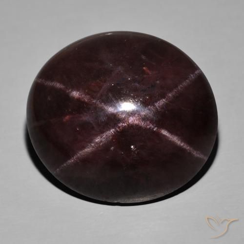 72.40ct Natural Vermelho escuro Granada Estrela, oval, Opaco