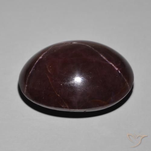 Granada Estrela Vermelho escuro Natural 66.96ct, oval, Opaco