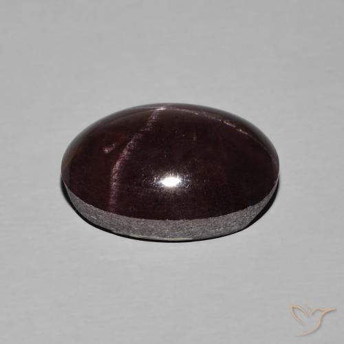 Granada Estrela vermelho mogno Natural 11.27ct, oval, Opaco