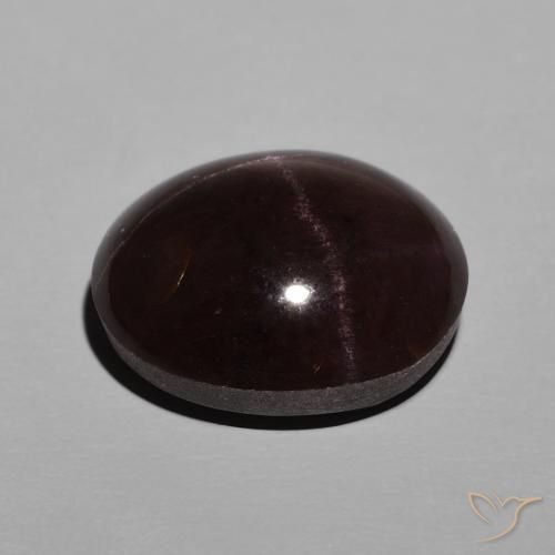 Granada Estrela Vermelho escuro Natural 10.95ct, oval, Opaco