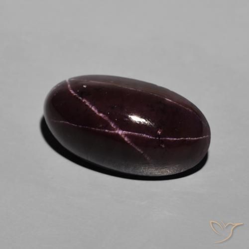 Granada Estrela vermelho mogno Natural 13.20ct, oval, Opaco