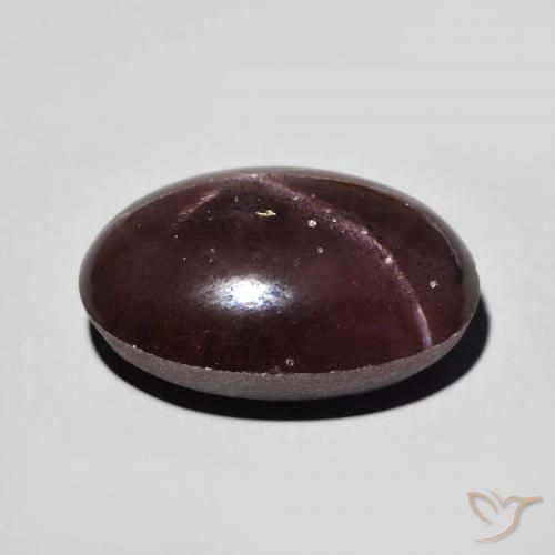 Granada Estrela Vermelho escuro Natural 15.62ct, oval, Opaco