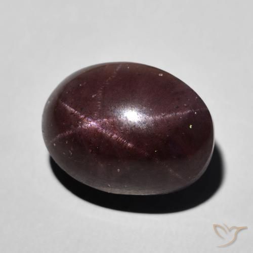 Granada Estrela vermelho mogno Natural 11.80ct, oval, Opaco