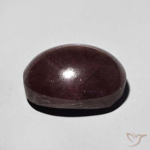 Granada Estrela vermelho mogno Natural 11.80ct, oval, Opaco