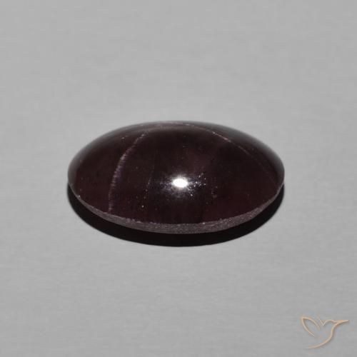 Granada Estrela Vermelho escuro Natural 6.07ct, oval, Opaco