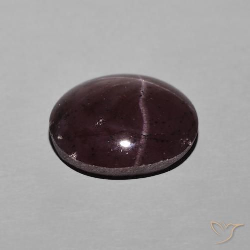 Granada Estrela Vermelho escuro Natural 6.74ct, oval, Opaco