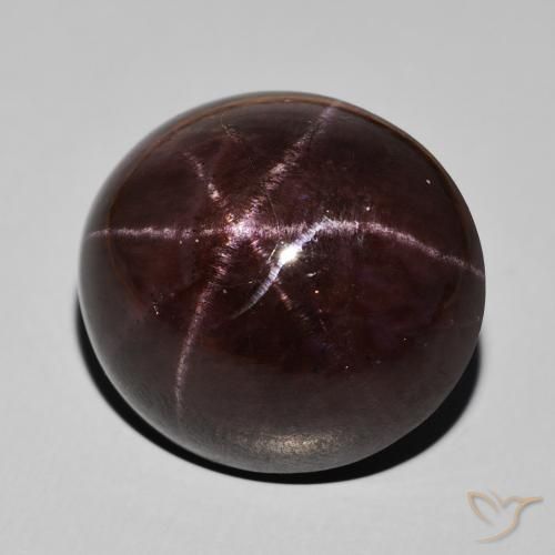 Granada Estrela vermelho mogno Natural 51.55ct, oval, Opaco
