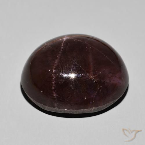 Granada Estrela vermelho mogno Natural 51.55ct, oval, Opaco